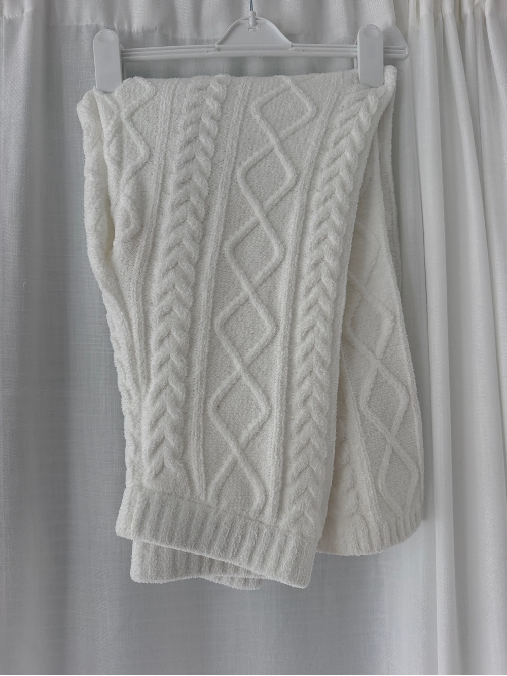 Z Supply Cozy Cable Knit Wide-Leg Pants - ivory - Picture 5 of 5